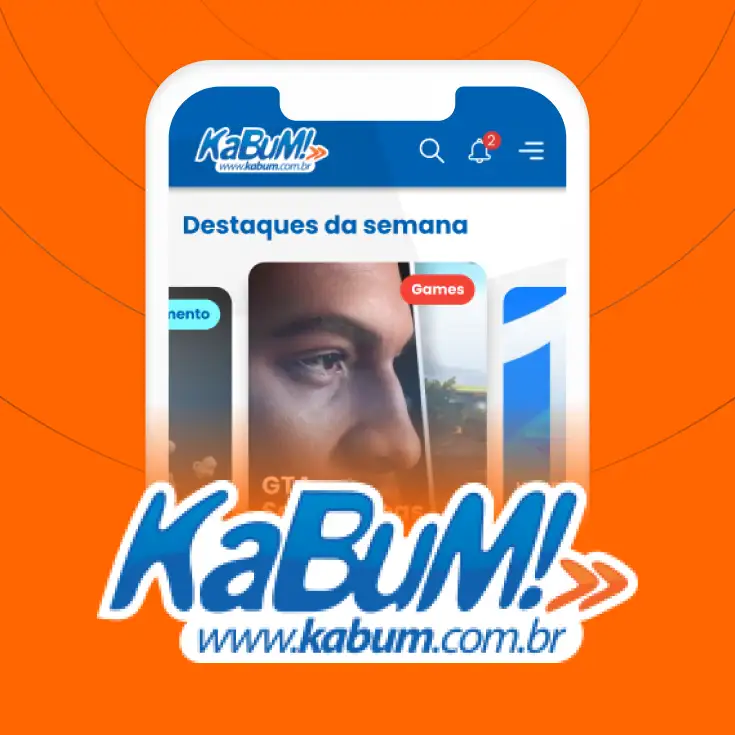 Capa do projeto Kabum